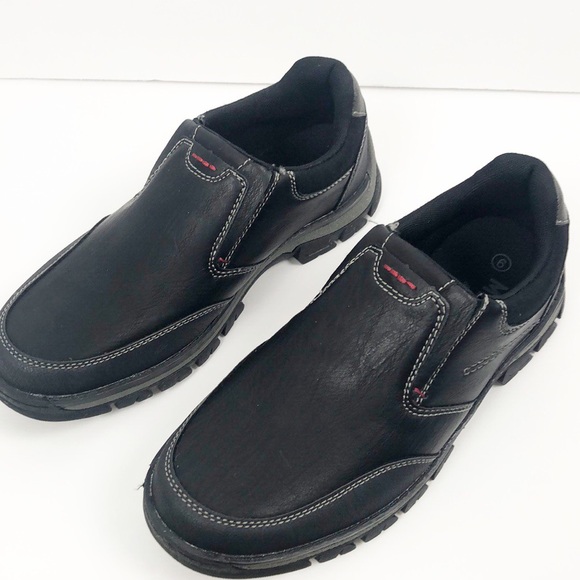 One | Shoes | Memphis One Mens Casual Slipon Shoes Black Sz |